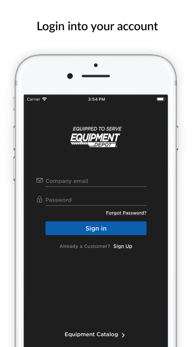Equipment Depot - Rentals Screenshot