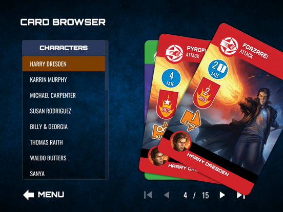 Dresden Files Co-op Card Game Screenshots