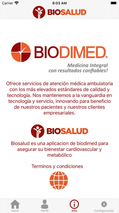 Biosalud screenshot 3