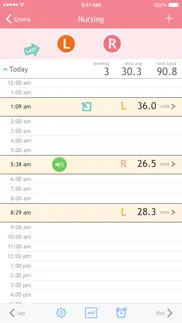 baby breastfeeding tracker iphone screenshot 1