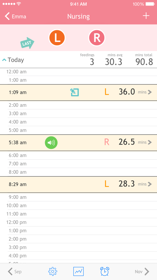 #1. Baby Breastfeeding Tracker (iOS) 由: Sevenlogics, Inc.