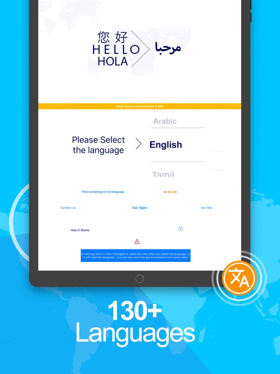 Translate - Translator Browser iPad screenshot 2 - Utilities app