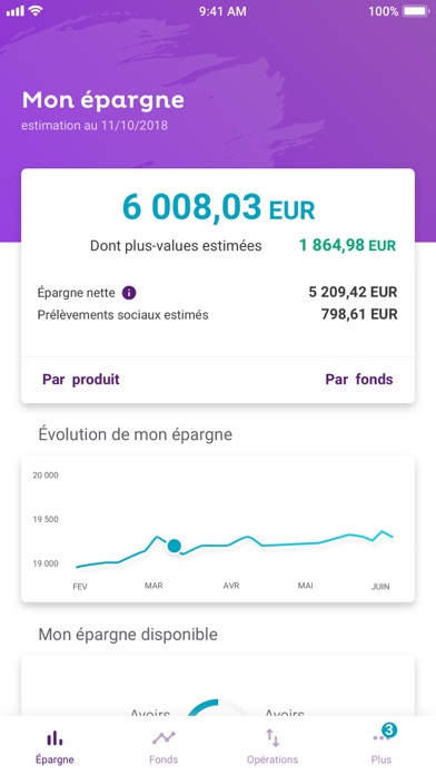 My Savings Screenshot