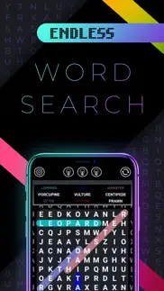 endless word search game iphone screenshot 1