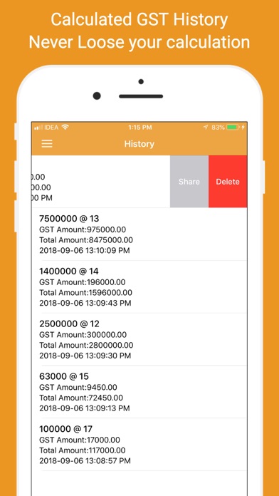 Screenshot #3 pour GST Calculator - Tax Planner