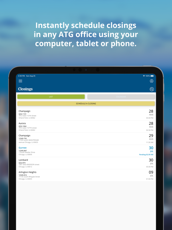 ATG GO iPad screenshot 5 - Business app