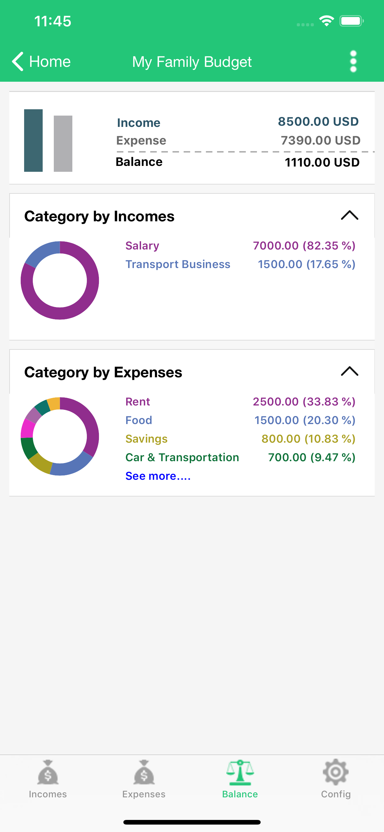 MyXpense - incomes & expenses screenshot 4