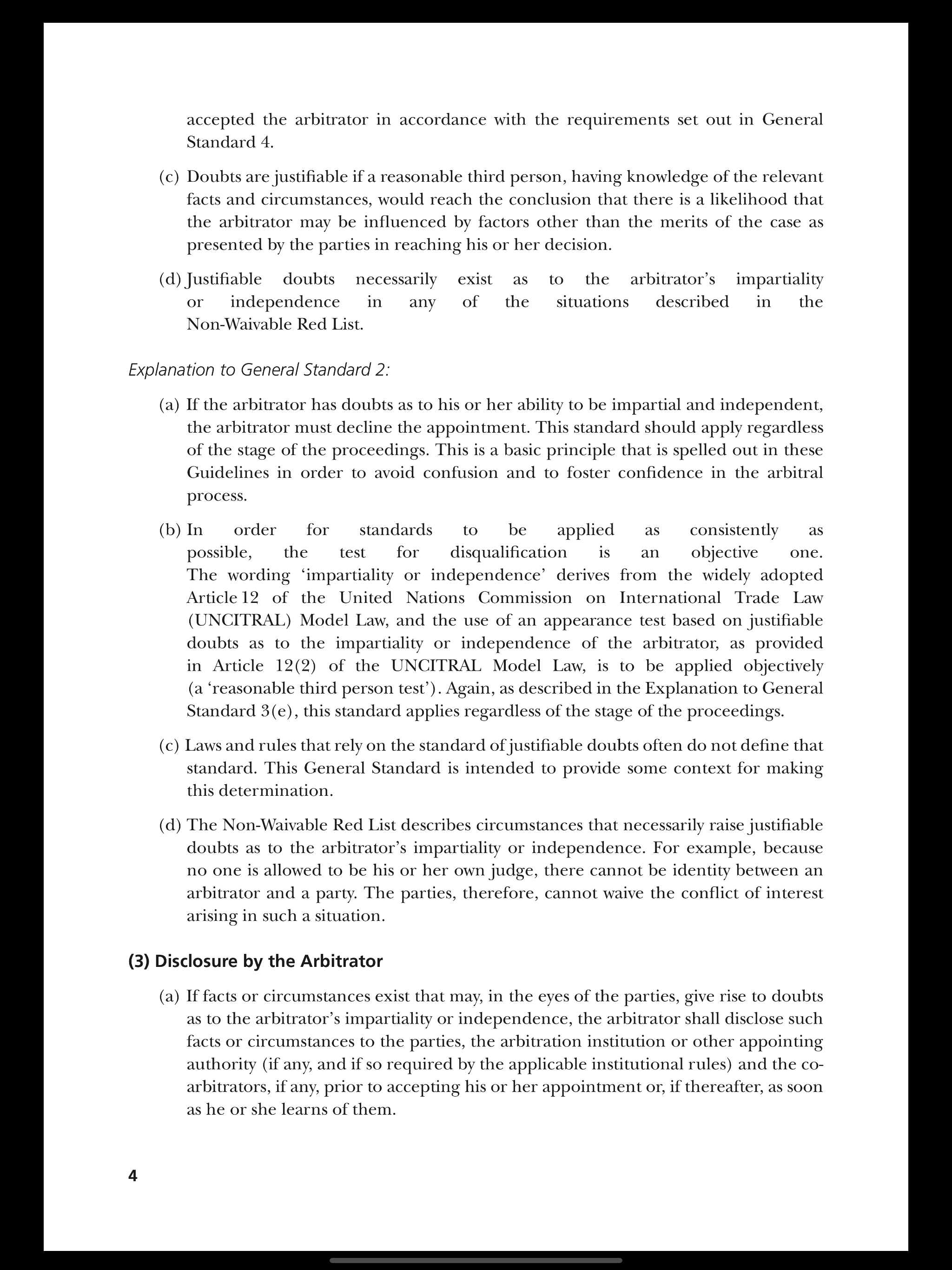 IBA Arbitration Handbook