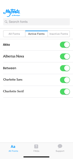 MyFonts: Find & Install Fonts(圖6)-速報App