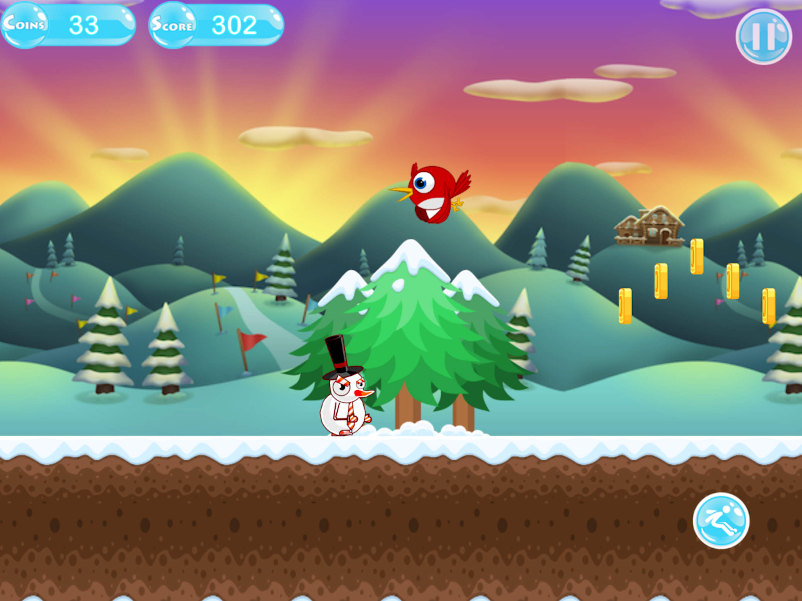 Island Snowman Runner screenshot 10