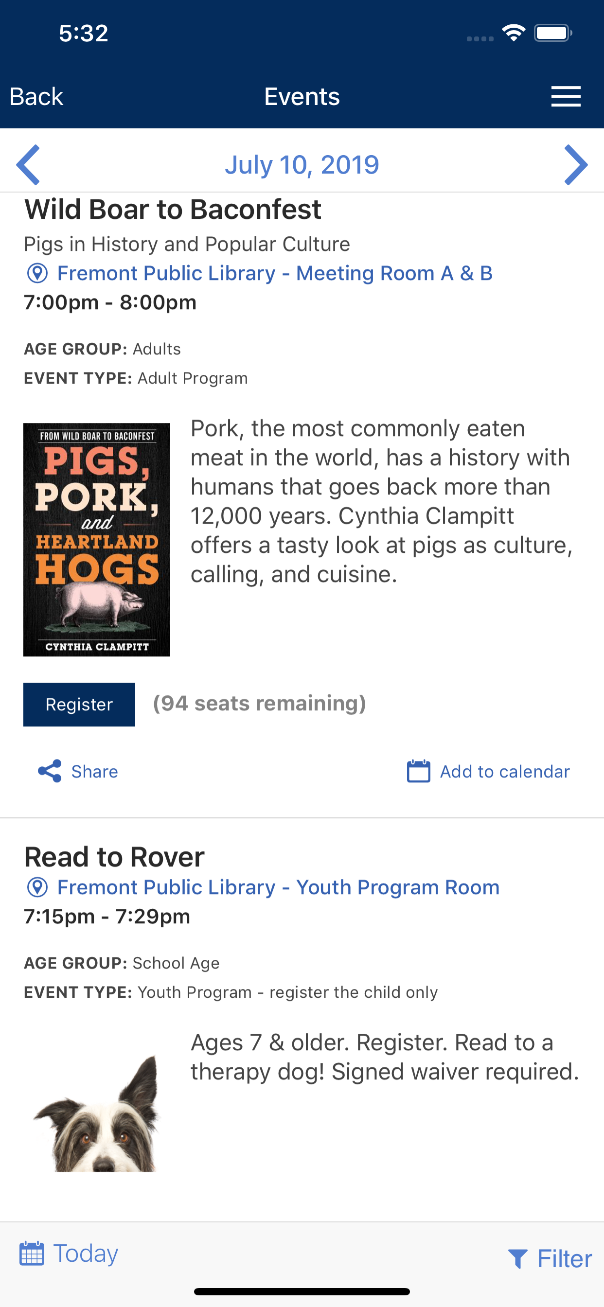 Fremont Library screenshot 5