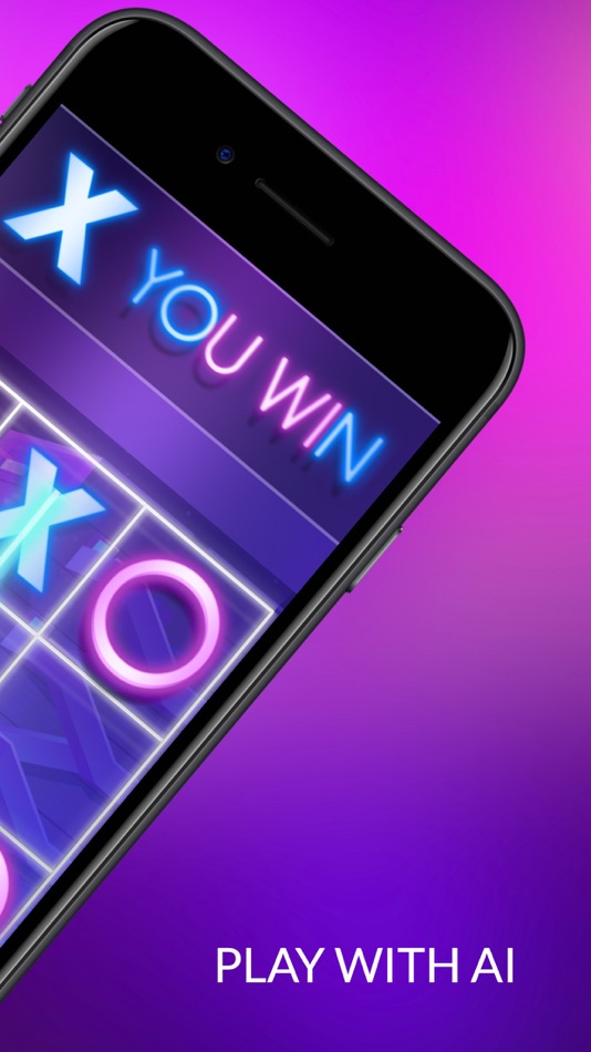 #4. TIc Tac Toe GLOW Tik Tack Toe (iOS) 由: OTHMANE EL MOUJAHID