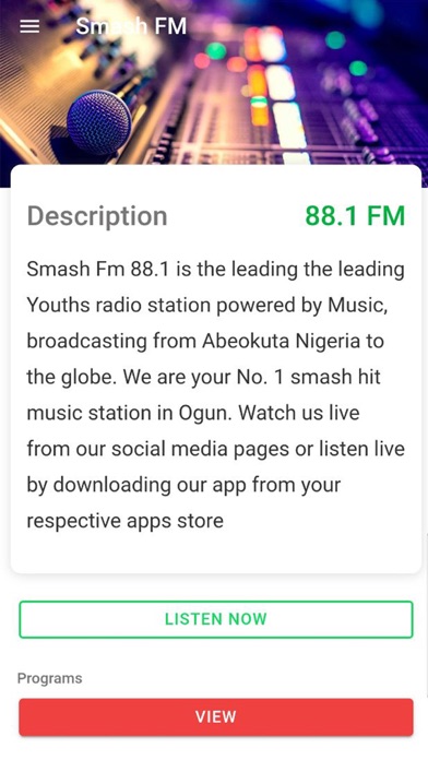 Screenshot #2 pour Smash 88.1 FM