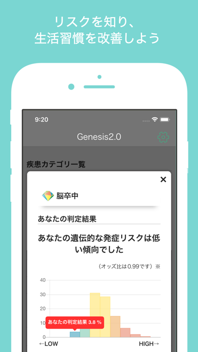 GeneLife: 今話題の遺伝子検査結果をスマホでチェックのおすすめ画像3