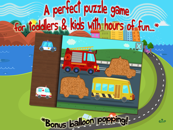 Car Puzzle for Kids iPad screenshot 1 - Education app