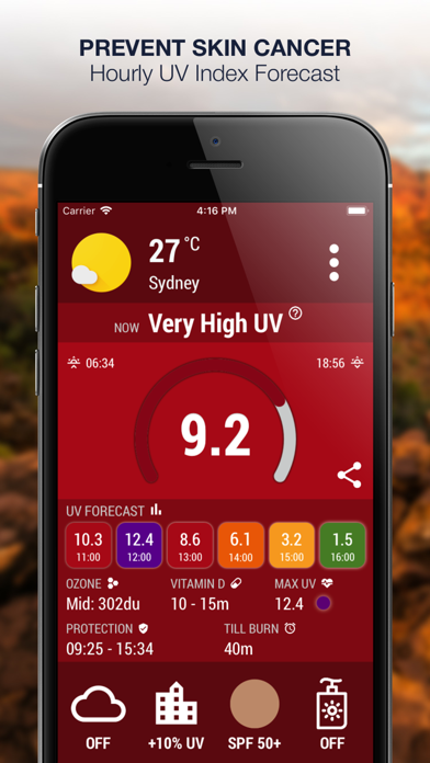 Screenshot #2 pour UV Index Now - UVI Mate