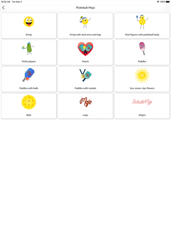 Screenshot #6 pour Pickleball Mojo - Stickers