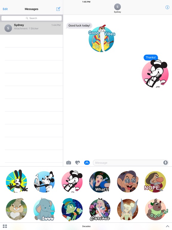 Screenshot #4 pour Disney Stickers: Decades