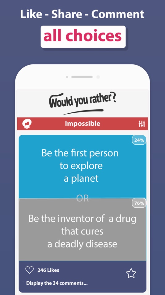 #5. Would you rather? Fun quizzes (iOS) 由: Cabridens Jerome