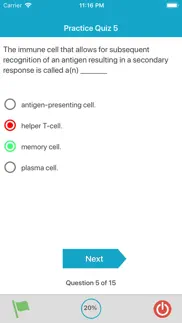 human immune system quiz iphone screenshot 3