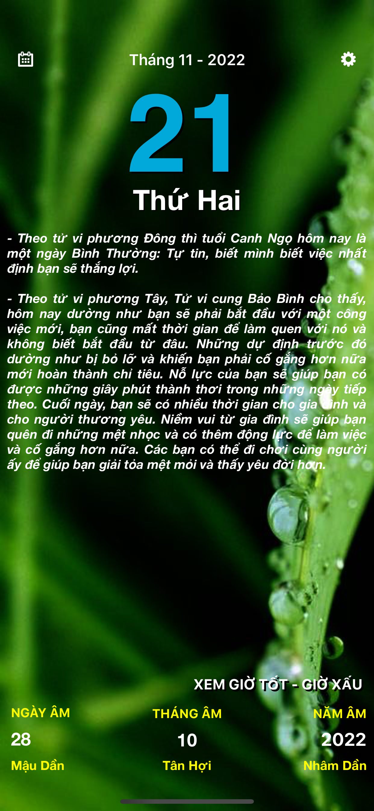Lịch vạn niên theo năm sinh screenshot 2