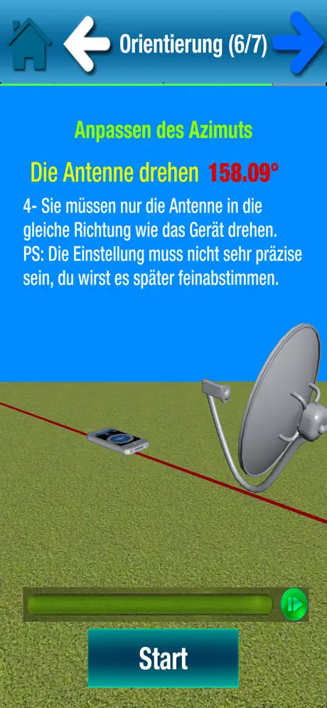 SatCatcher- Satellitenschüssel