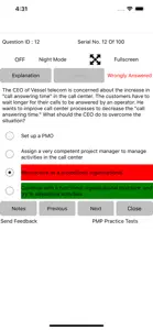 Exam Sim For PMP screenshot #8 for iPhone