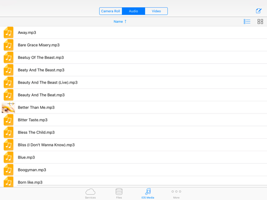 Video Manager for Cloud Drives iPad screenshot 5 - Photo & Video app