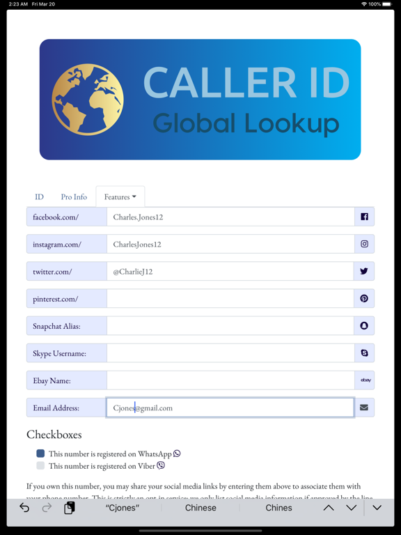 Screenshot #4 pour Caller-ID