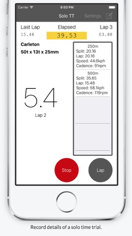 Track Cycling Stopwatchのおすすめ画像2