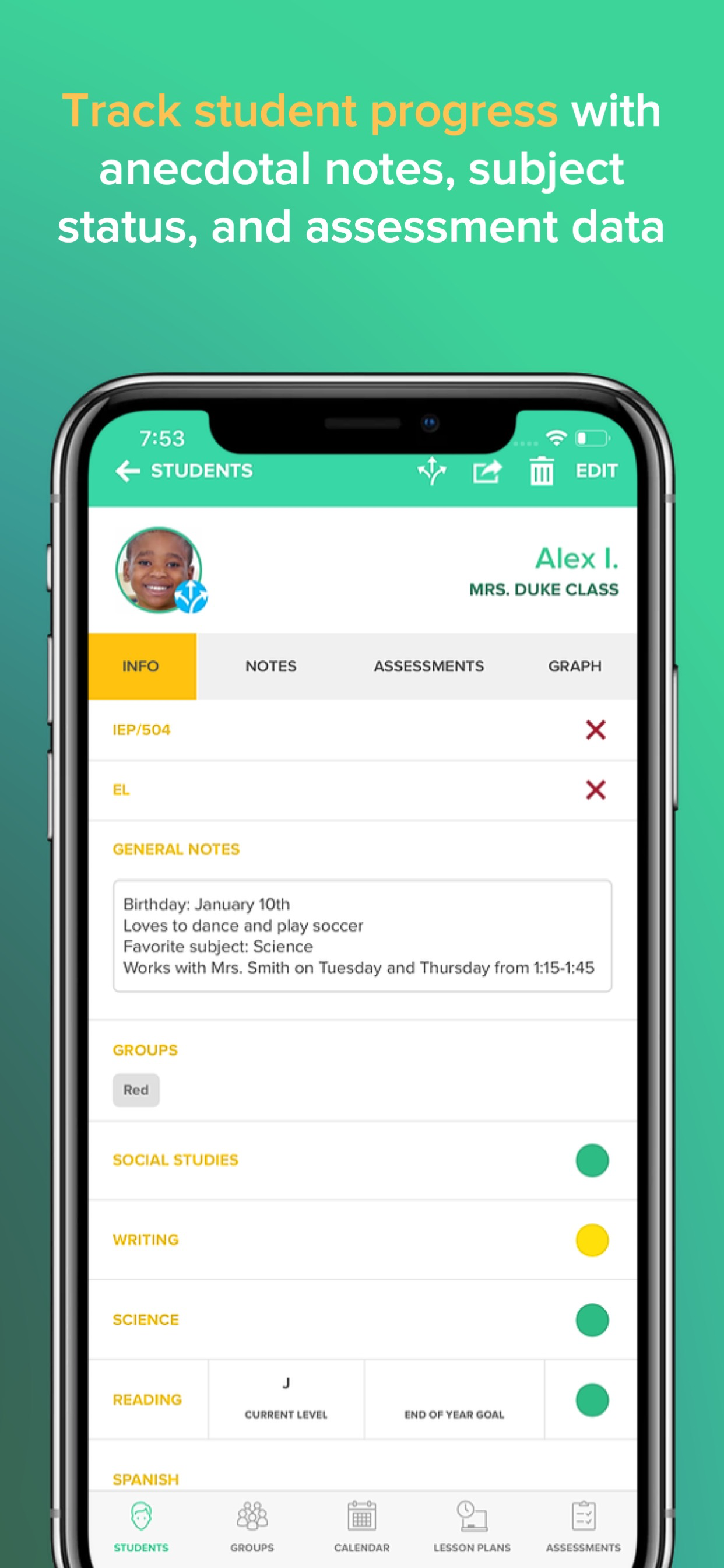 GRō - Guided Reading Organizer