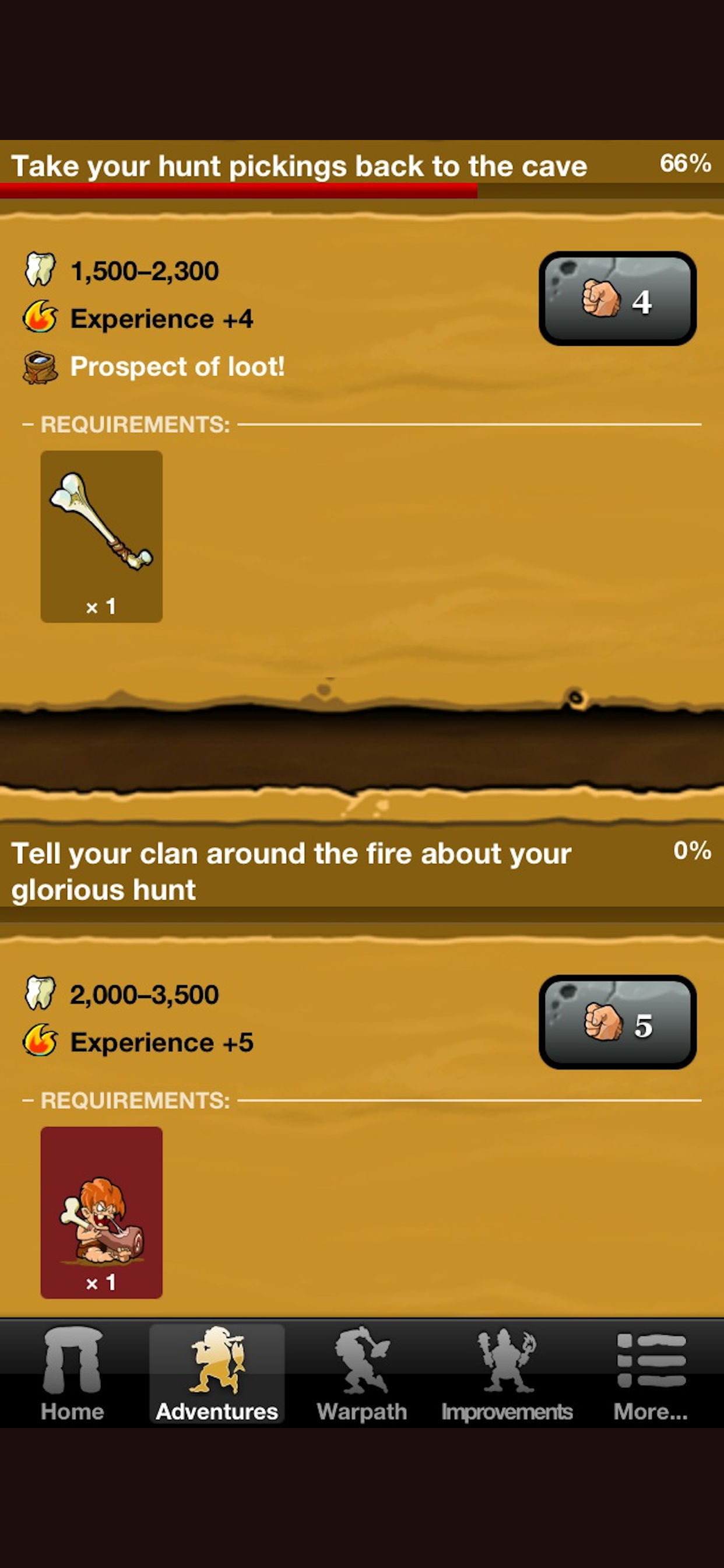 Prehistoric Game Mobile screenshot 3