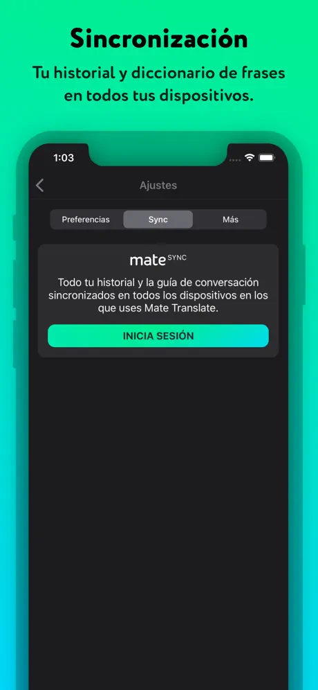 Traductor offline de Mate