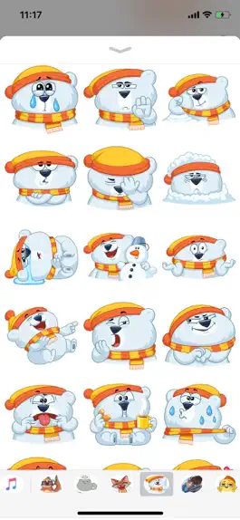 Game screenshot Kitty Bear Emoji Funny Sticker apk