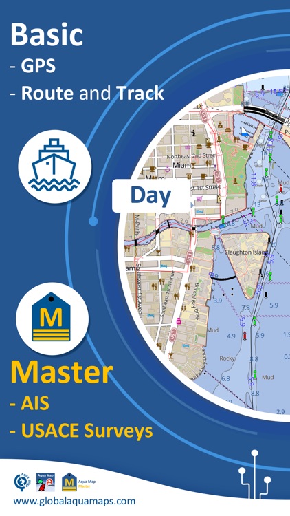 Aqua Map: Marine & Lake charts screenshot-0
