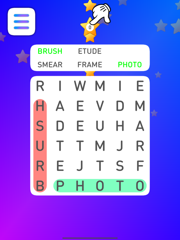Find words: search words