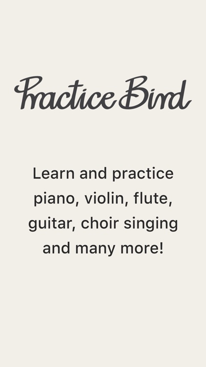 PracticeBird: Play Sheet Music
