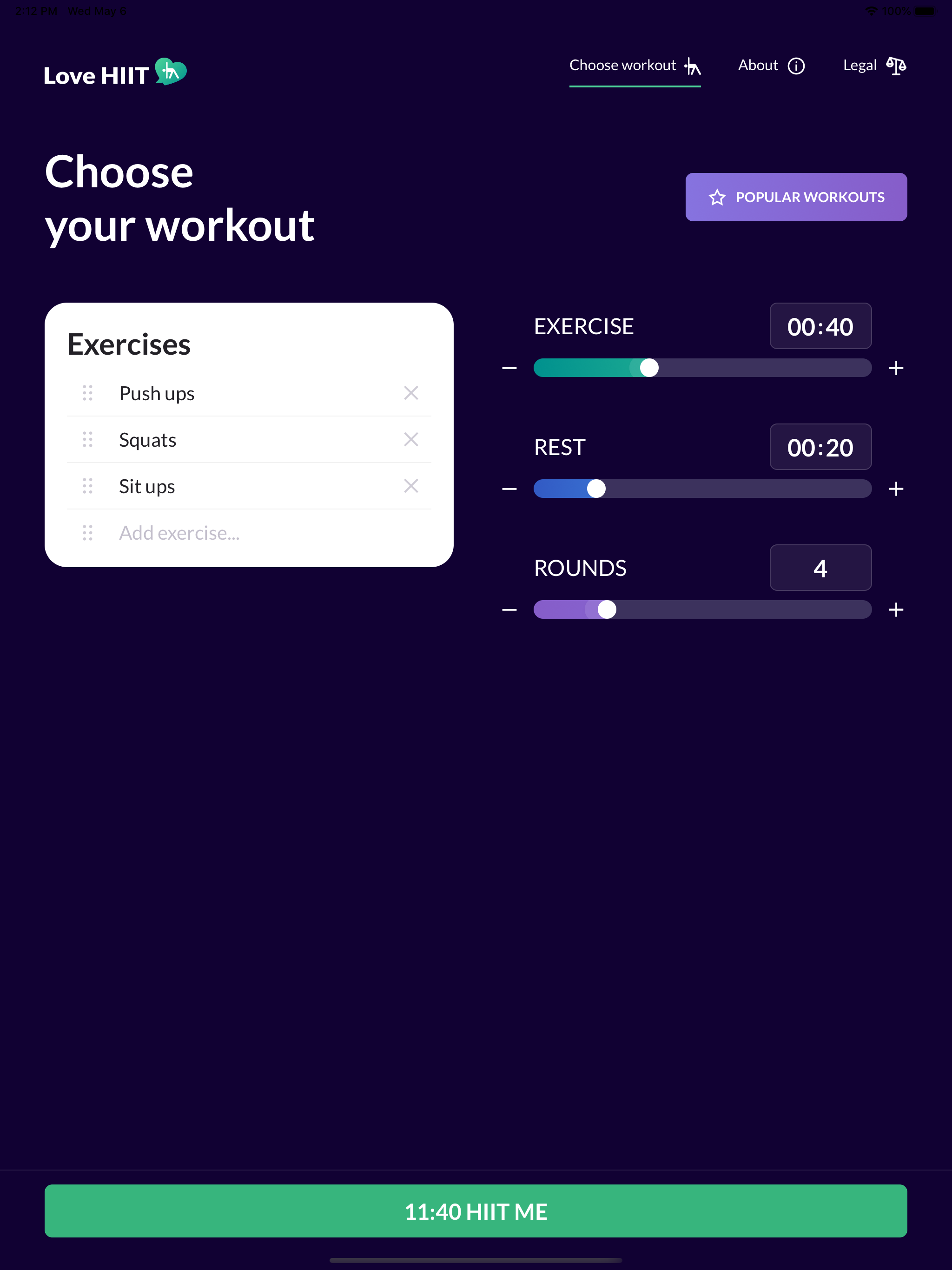 Love HIIT screenshot 3