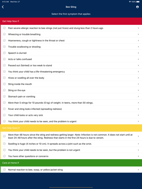 ChildrensMD iPad screenshot 4 - Health & Fitness app