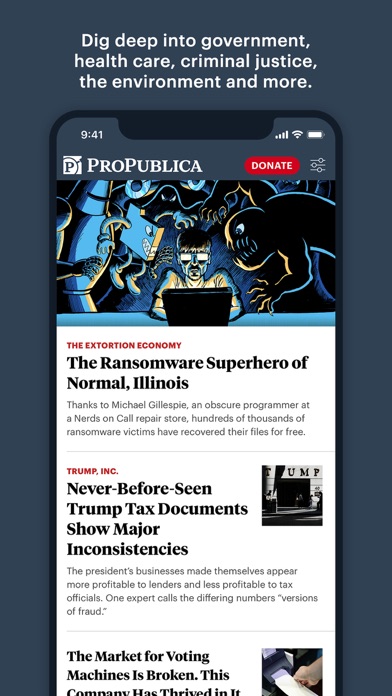 ProPublica Screenshot