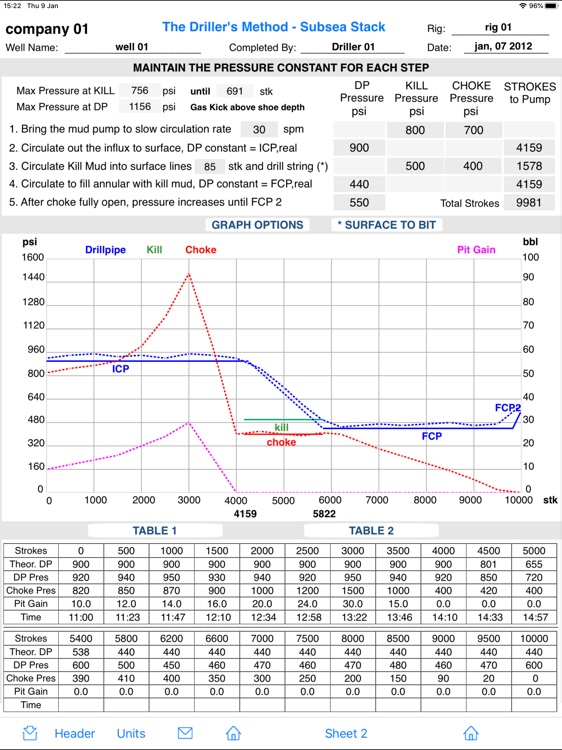 Driller's Method Worksheets screenshot-9