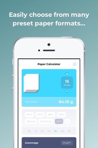 Paper Weight Calculator Pro screenshot 4