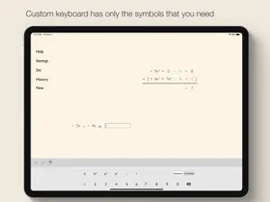 Polynomial Addition screenshot #2 for iPad