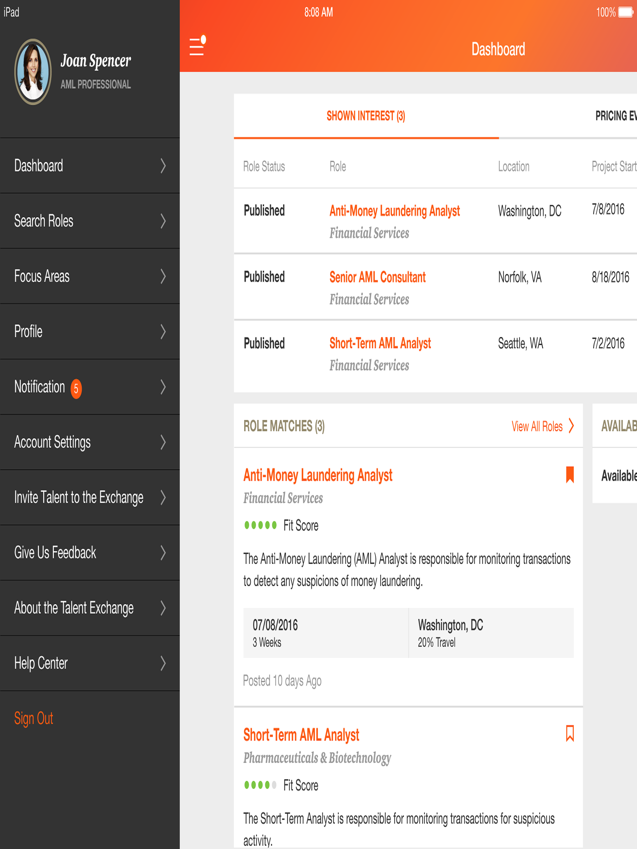 PwC Talent Exchange screenshot 9