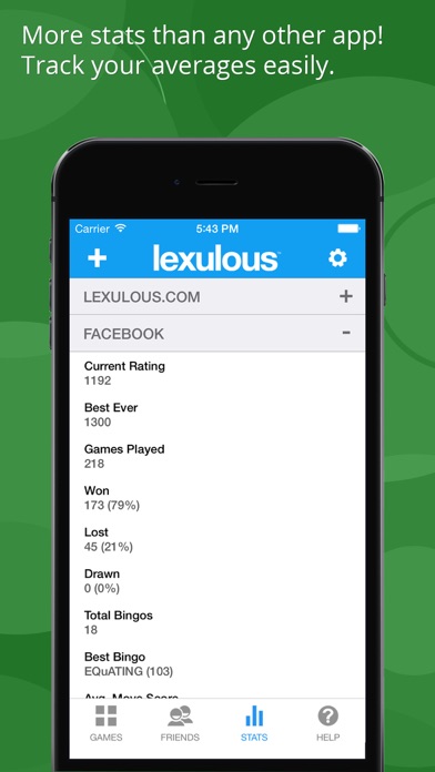 Lexulous Word Game Screenshot