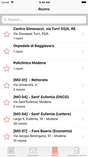 Unimore Calendar screenshot 2