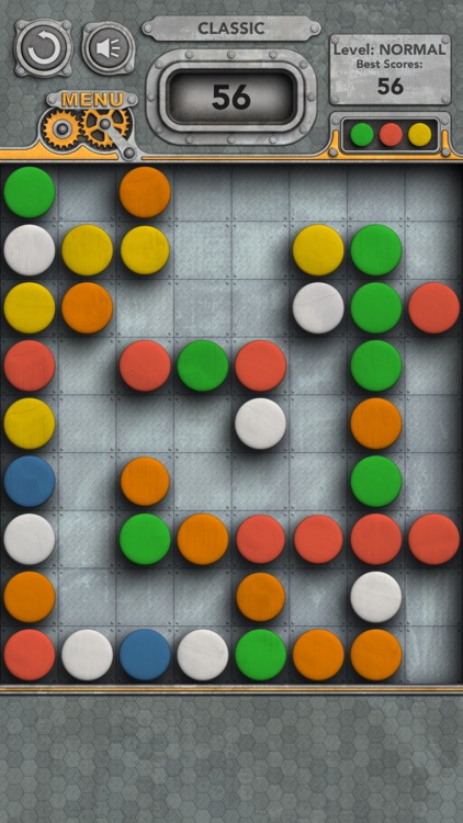 Lines QB, 5 balls in a line