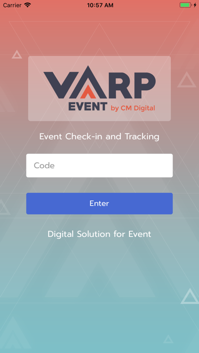 Varp Event Check-in screenshot 2