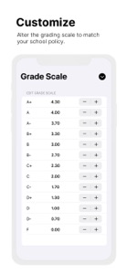 Target GPA: Grades Tracker screenshot #7 for iPhone