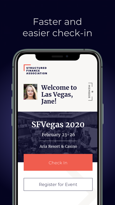 SFA Membership App iPhone screenshot 1 - Finance app